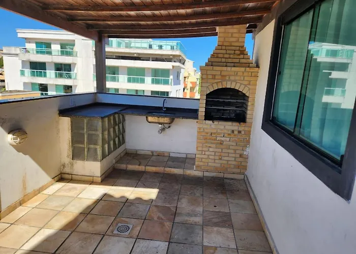 Cobertura Duplex Na Prainha Com 3 Quartos E Churrasqueira! Arraial do Cabo